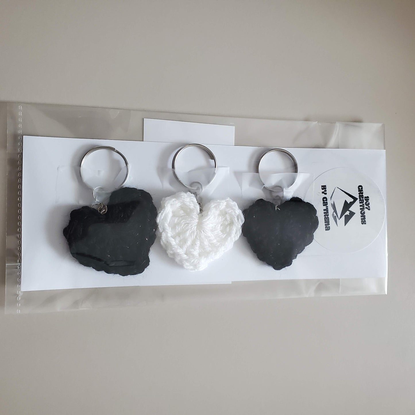 Heart/Skull Key Rings Sets