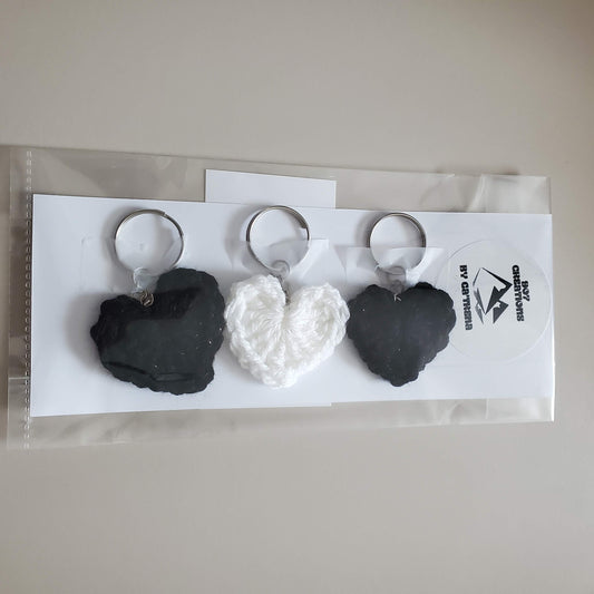Heart/Skull Key Rings Sets