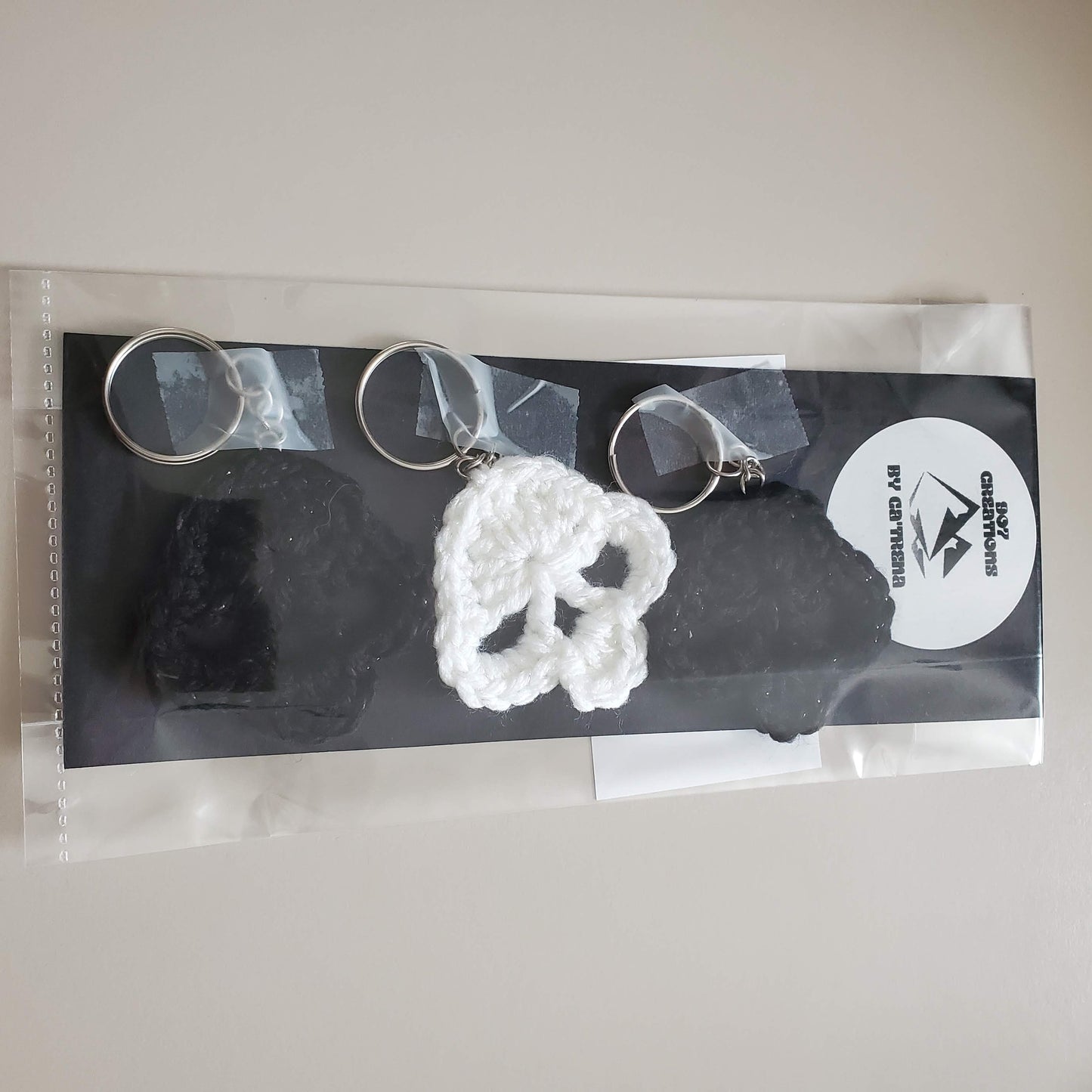 Heart/Skull Key Rings Sets