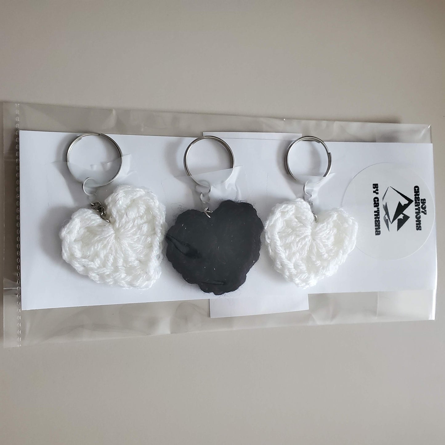 Heart/Skull Key Rings Sets