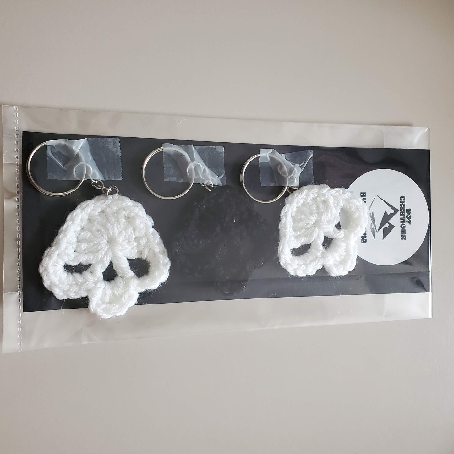 Heart/Skull Key Rings Sets