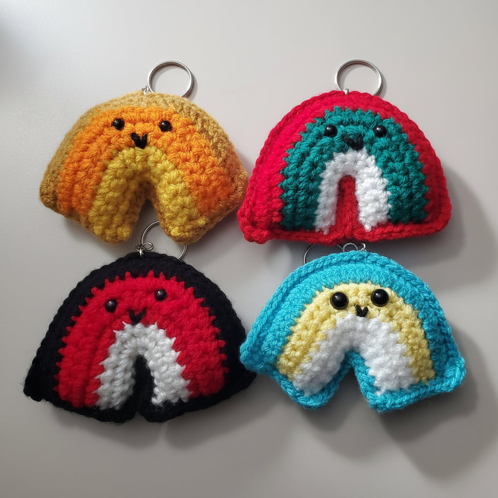 Rainbow Keyrings