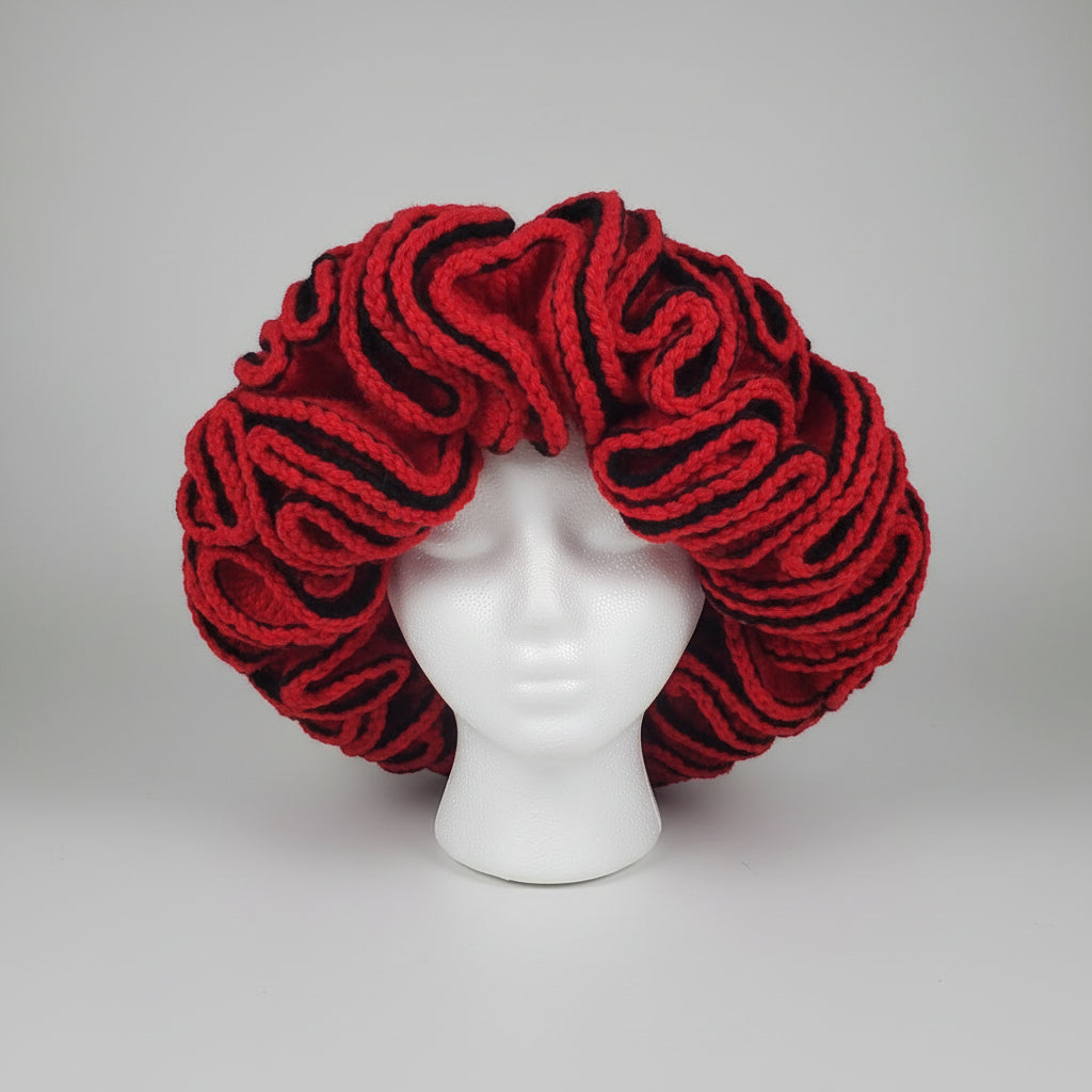 Large Ruffled Hat