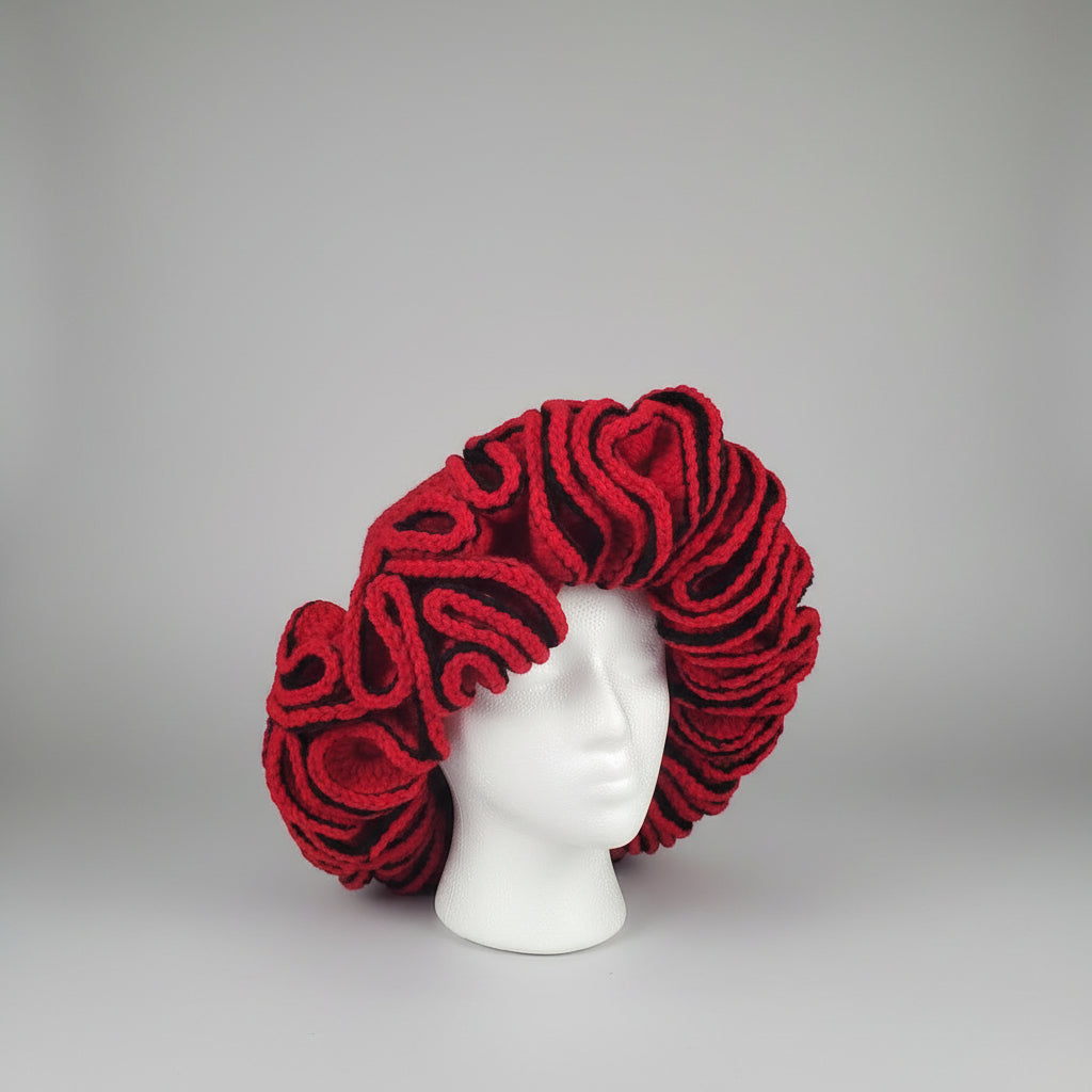 Large Ruffled Hat