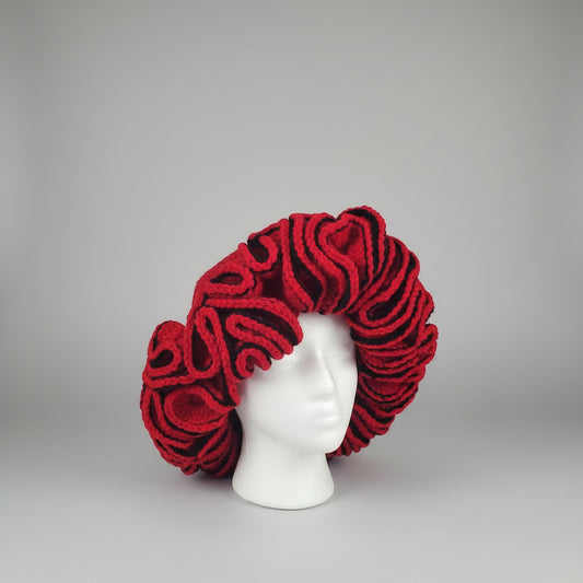 Large Ruffled Hat