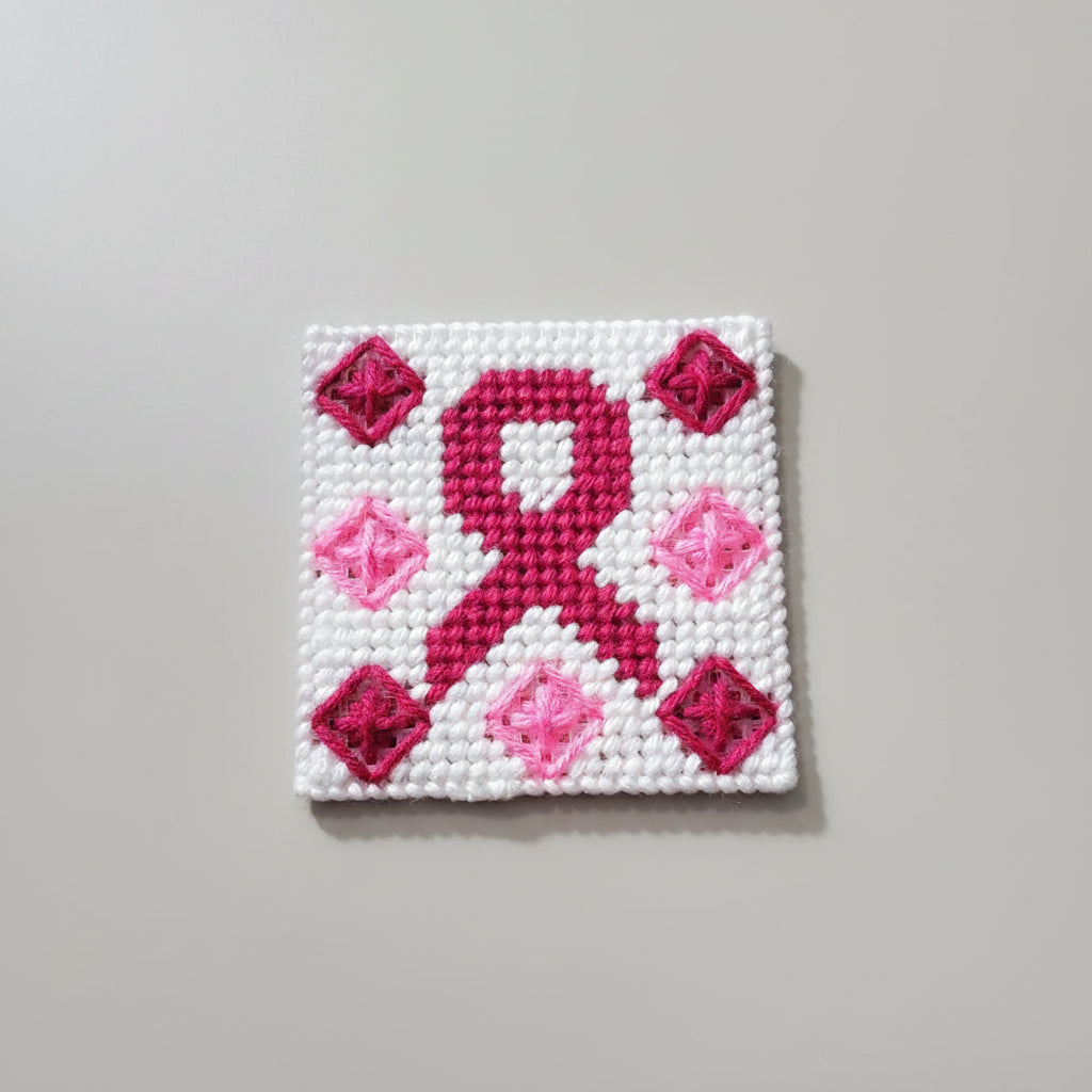 Pink Ribbon Coaster